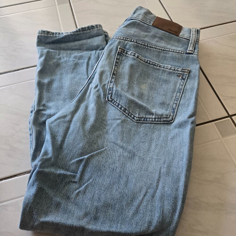 NWT Madewell Perfect Vintage Jeans Ducannon Ripped Edition 27
